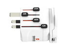 SKROSS Adapt. de voyage PRO Monde - Monde +1xUSB-A 3 pôles max. 7A avec fusible